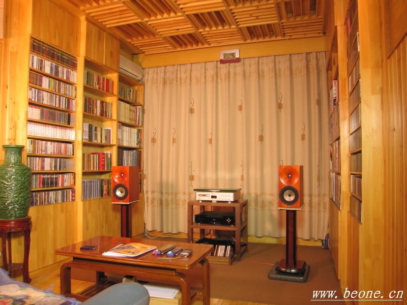 全实木结构型听音室