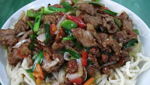 伊宁的手抓饭-乌鲁木齐的拌面